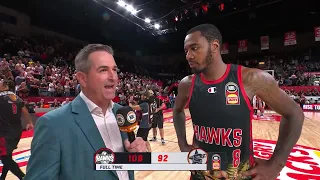 Gary Clark post-game interview vs Perth Wildcats - Round 20, NBL24