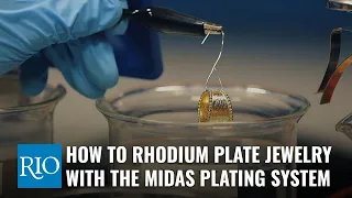 How To Rhodium Plate Jewelry with Midas® Plating System