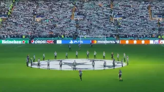 Celtic Vs Real Madrid, You'll never walk alone.