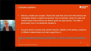 Understanding Market based Approaches for Promoting Clean Cooking Solutions in Displacement Settings