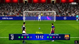 PES 2020 | Penalty Shootout | Juventus vs Barcelona | Final UEFA Champions League | Ronaldo vs Messi