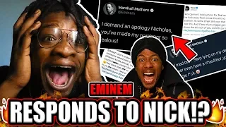 Eminem Responds to Nick Cannon!?