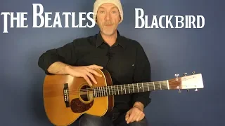 The Beatles - Blackbird - Guitar lesson by Joe Murphy
