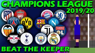 Beat The Keeper - UEFA Champions League 2019/20 Predictions