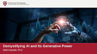Demystifying AI and Its Generative Power Webinar