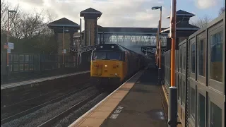 Class 50007/50049 thrash through Smethwick Galton Bridge, 9/12/19