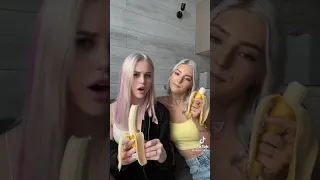 ДИАНА АСТЕР И ЕВА ЭЛЬФ ЕДЯТ БАНАНЫ🍌