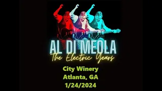 Al Di Meola @ the City Winery, Atlanta, GA on 1/24/2024  (Live Full Show)