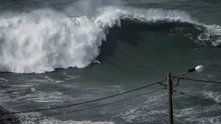 GIANT NAZARE FROM A DRONE – Feb 28, 2017