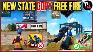 PUBG NEW STATE COPY OF FREE FIRE L || Pubg New State Vs Free Fire || Pubg New State Vs Free Fire Max