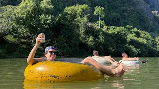 Tubing in Vang Vieng