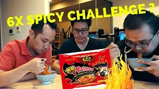 6X NUCLEAR SPICY KOREAN NOODLE CHALLENGE ? Pray and Wish for A New GOD