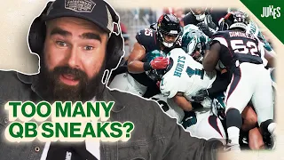 Jason Kelce on the Eagles nail-biting victory, QB sneaks being exposed & the best traveling fanbase