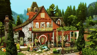 Witch Cottage 🍄 | The Sims 4 - Stop Motion Speed Build (No CC)