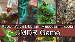 BATTLE FOR AFTERMATH! Rocco vs Yargle & Multani vs Mimeoplasm vs Kyodai EDH / CMDR game