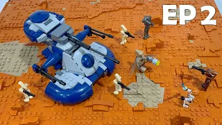 Building Geonosis in Lego Episode 2 - Terrain and Catacombs