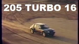 Présentation de la 205 Turbo 16 série 200 au réseau