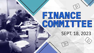 Homewood Finance Committee 09/18/23