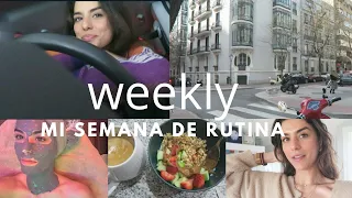 WEEKLY-  lunes de mimos, martes de amigas, miércoles non-stop, jueves de rutina y viernes de padel!!