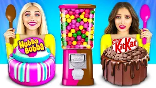 Défi Chewing-gum vs Chocolat | Vraie Nourriture VS Nourriture au Chocolat par RATATA COOL