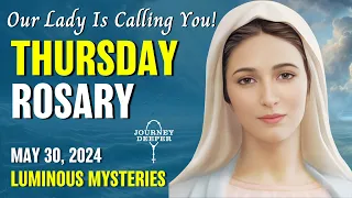 Thursday Rosary 💙 Luminous Mysteries of the Rosary 💙 May 30, 2024 VIRTUAL ROSARY