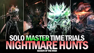 Solo All 8 Master Nightmare Hunt Time Trials in Season of the Wish [Destiny 2]