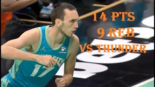 Aleksej Pokusevski 14 Pts 9 Reb OC Thunder vs Charlotte Hornets HIGHLIGHTS