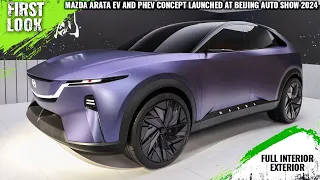 Mazda Arata EV And PHEV Concept Launched At 2024 Beijing Auto Show - Full Interior Exterior
