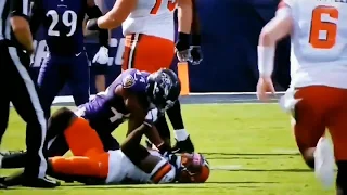 Odell Beckham Jr Throws Punch And Marlon Humphrey Chokes Odell On The Ground