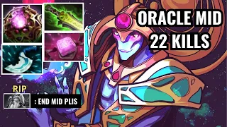 ORACLE MID DOMINATION: 22 KILLS GODLIKE - DOTA 2 7.35 PRO BUILD GUIDE GAMEPLAY