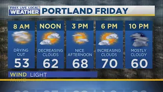 Friday morning FOX 12 weather forecast (5/15)