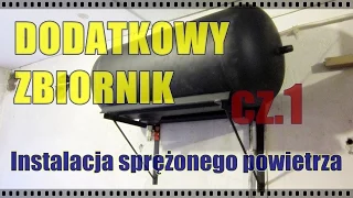 Instalacja sprężonego powietrza - dodatkowy zbiornik