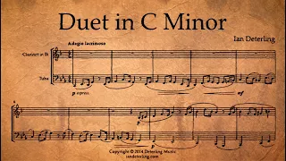 Duet for Clarinet and Tuba in C Minor