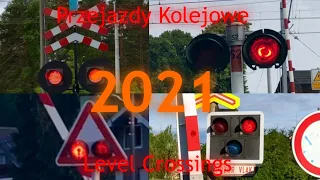 MIX Przejazdów Kolejowych 2021 // Polish (+Croatian & Czech) Level Crossing MIX 2021