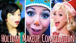 Christmas & Holiday MAKEUP Compilation! | Charisma Star