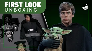 Hot Toys Luke Skywalker The Mandalorian Deluxe Figure Unboxing | First Look