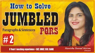 Sentence Rearrangement/ PQRS best tips and tricks video to solve by Manisha Bansal Ma'am Part #2