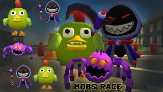 MOBS RACE - Chicken Gun Gameplay | DotDorDee Gaming