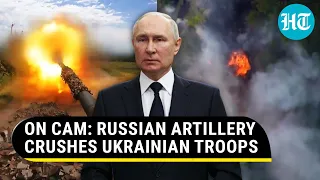 Putin's Men Crush Advance, Defend Bakhmut With Howitzer Strikes | Watch Ukrainian Troops Flee