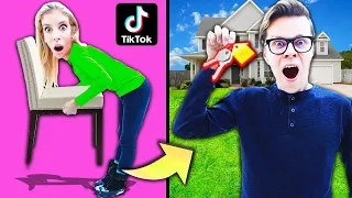 Testing Viral Tik Tok Life Hacks to BUY Mom's House! (24 Hour Secret Reveal)