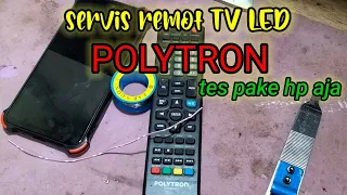 PERBAIKI REMOT TV LED POLYTRON