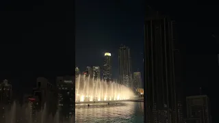 Dubai Burj Khalifa and Dancing Water Fountain