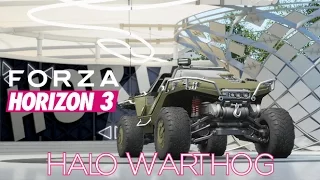 Forza Horizon 3 - Halo Warthog Gameplay & More! (AMG Transport Dynamics M12S Warthog CST)