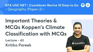 Theories & MCQs Koppen's Climate Classification | Geography | NTA UGC NET JRF | by Kritika Pareek