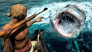 Assassin's Creed 4 Hunting JAWS Great White Shark