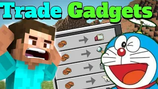 MINECRAFT But, DORAEMON Trade OP Gadgets | Hindi | ep01