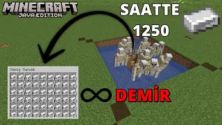 Minecraft Demir Farmı Nasıl Yapılır? - 2023 (Java Edition)