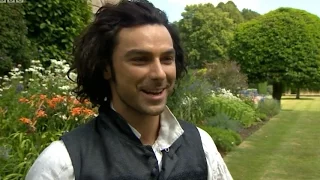 Aidan Turner / POLDARK - On Set (Series 1) BBC Morning News Segment