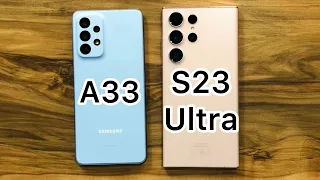 Samsung Galaxy S23 Ultra vs Samsung Galaxy A33