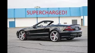 Modified Mercedes Benz SL55 AMG complete! Walk around, tour, and exhaust sound clips.